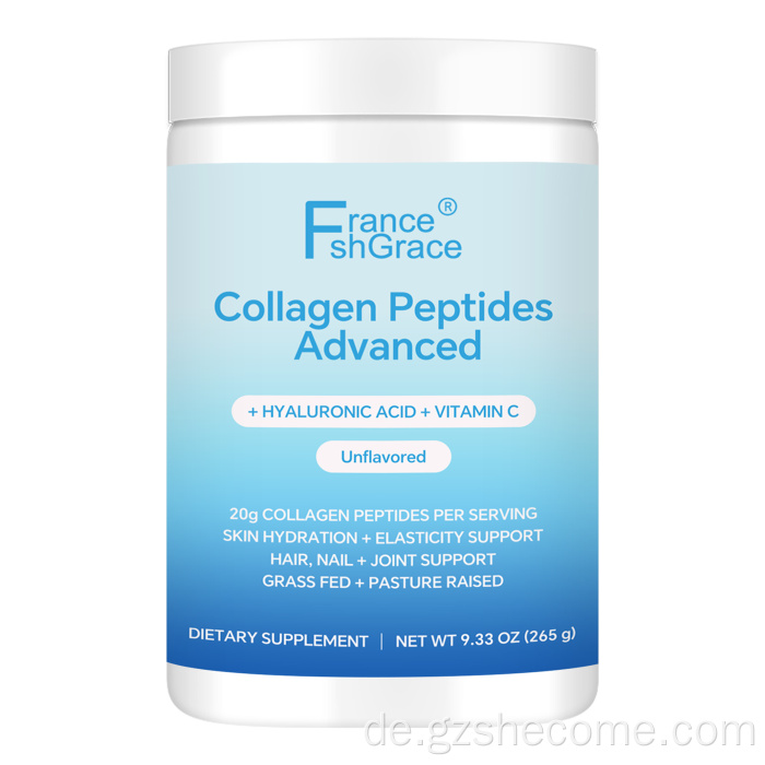 Beste Kollagenpeptide Hyaluronsäure Vitamin C Pulver